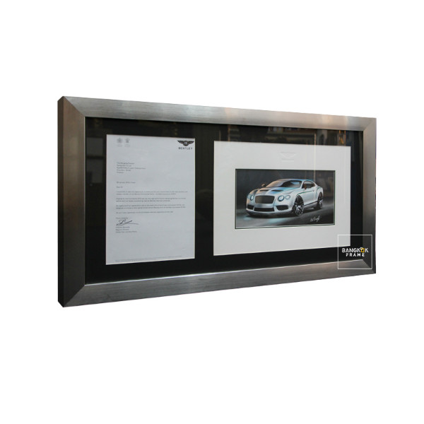 กรอบรูปสำหรับโชว์รายละเอียดจดหมายพร้อมรุ่นรถยนต์-Bentley